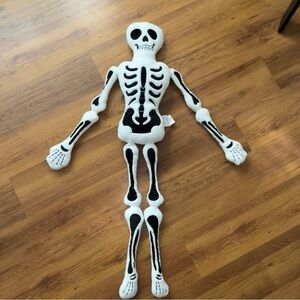 Skeleton Throw Pillow Plush